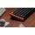 Keychron K2 HE (schwarz/holz, DE-Layout, Gateron Double-Rail Magnetic Nebula, Aluminiumrahmen)