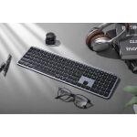 Keychron B6 Pro (grau/schwarz, DE-Layout, Scherenmechanik)