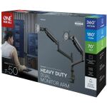 One for all Universal Schwerlast-Monitorarm DM 5210 Dual Heavy Duty (schwarz, für 43 - 127cm (17" - 50") Monitore)