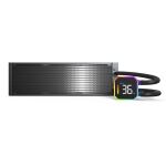 Montech HyperFlow Digital 360 Prozessor All-in-One-Flüssigkeitskühler 12 cm Schwarz 1 Stück(e)