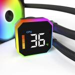 Montech HyperFlow Digital 360 Prozessor All-in-One-Flüssigkeitskühler 12 cm Schwarz 1 Stück(e)