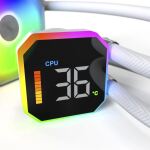 Montech HyperFlow Digital 360 Prozessor All-in-One-Flüssigkeitskühler 12 cm Weiß 1 Stück(e)