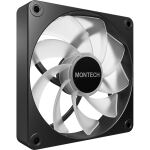 Montech GF120R V2 ARGB (schwarz/weiß, 3er Pack, Reverse, 120 mm)