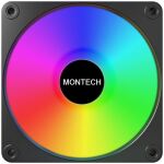 Montech GF120R V2 ARGB (schwarz/weiß, 3er Pack, Reverse, 120 mm)
