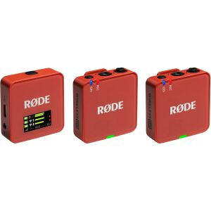 RODE Wireless GO (Gen 3) (dunkelrot)