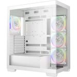 Deepcool CG580 4F V2 WH (weiß, Tempered Glass x 2)