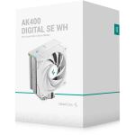 DeepCool AK400 Digital SE WH Prozessor Luftkühlung 12 cm Weiß 1 Stück(e)