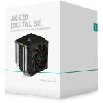 DeepCool AK620 Digital SE Prozessor Luftkühlung 12 cm Schwarz, Weiß 1 Stück(e)