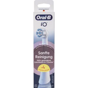 Oral-B iO Sanfte Reinigung 4er (weiß, für empfindliche Bereiche und gesünderes Zahnfleisch)