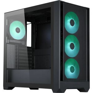 Silentware Flow 110 ARGB  (schwarz, Tempered Glass)