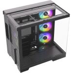 Silentware View A-RGB  (schwarz, Tempered Glass x2)