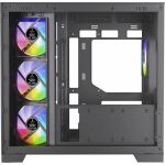 Silentware View A-RGB  (schwarz, Tempered Glass x2)