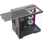 Silentware View A-RGB  (schwarz, Tempered Glass x2)