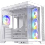 Silentware View A-RGB  (weiß, Tempered Glass x2)