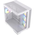 Silentware View A-RGB  (weiß, Tempered Glass x2)