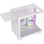 Silentware View A-RGB  (weiß, Tempered Glass x2)