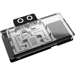 Alphacool Core RX 9070 XT Aorus Elite (transparent/chrom, inkl. Backplate)