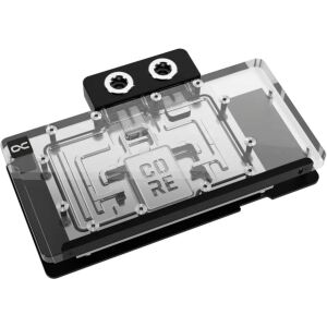 Alphacool Core RX 9070 XT Steel Legend (transparent/chrom, inkl. Backplate)