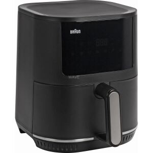 Braun Houshold Heißluftfritteuse MultiFry 5 HF5030 (schwarz/silber, 1.700 Watt, Korb 6,0 Liter)