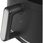 Braun Houshold Heißluftfritteuse MultiFry 5 HF5030 (schwarz/silber, 1.700 Watt, Korb 6,0 Liter)