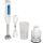 Braun Houshold Stabmixer MultiQuick 3 MQ30202M (weiß/blau, 900 Watt, mit Zerkleinerer und Schneebesen)