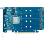 HighPoint Rocket 7604A PCIe Gen5 x16 zu 4-M.2x4 NVMe RAID