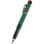 Bosch Power Tools Tieflochmarker Bleistift (grün/schwarz, Zum Markieren von Papier, Holz und vielen anderen Materialien)