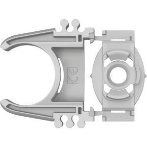 Bosch Power Tools PRO EPC-20 Rohrclip, 100 Stück (hellgrau, für Rohre Ø 20mm)