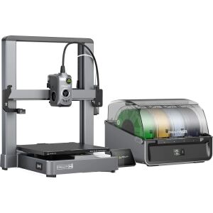 Creality Hi Combo, 3D-Drucker (silber/schwarz, 3D Drucker + CFS)
