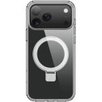Nevox StyleShell SHOCKFlex mit Standfunktion (transparent, iPhone 17 Pro / iPhone 18 Pro, kompatibel mit MagSafe)