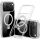 Nevox StyleShell SHOCKFlex mit Standfunktion (transparent, iPhone 17 Pro / iPhone 18 Pro, kompatibel mit MagSafe)