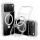 Nevox StyleShell SHOCKFlex mit Standfunktion (transparent, iPhone 17 Pro Max / iPhone 18 Pro Max, kompatibel mit MagSafe)