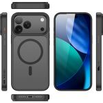 Nevox StyleShell INVISIO (schwarz, iPhone 17 Pro Max / iPhone 18 Pro Max, kompatibel mit MagSafe)