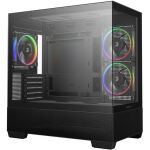 Deepcool CG380 3F (schwarz, Temepered Glass x 2)