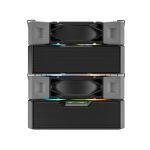Montech NX600 ARGB Prozessor Luftkühlung 12 cm Schwarz 1 Stück(e)