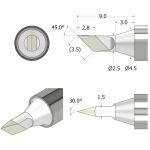 iFixit FixHub Lötspitze messerförmig 2,5 mm (silber)