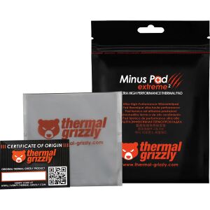 Thermal Grizzly Minus Pad extreme 2 - 100x 100x 0,5mm (grau)