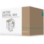 DeepCool AK700 Digital WH Prozessor Luftkühlung 12 cm Weiß 1 Stück(e)