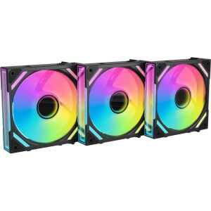 EKL WingBoost 4 (schwarz, 3er-Pack, 120 mm)