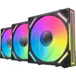 EKL WingBoost 4 (schwarz, 3er-Pack, 120 mm)