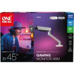 One for all Universal Gaming-Einzelmonitorarm (DM8120) (weiß, RGB)