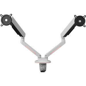 One for all Universeller Gaming Dual Monitorarm (DM8220) (weiß, RGB)