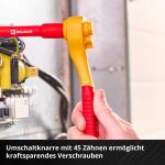 Einhell-KWB E-Case Werkzeugkoffer Elektrik-VDE, 24-teilig (rot/gelb, mit Werkzeug-Sortiment für Elektriker)