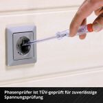 Einhell-KWB E-Case Werkzeugkoffer Elektrik-VDE, 24-teilig (rot/gelb, mit Werkzeug-Sortiment für Elektriker)