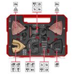 Einhell-KWB Multitool-Set 70-teilig, in XXL-PLUS-CASE (für Multifunktionswerkzeuge)