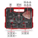 Einhell-KWB Multitool-Set 35-teilig, in XL-PLUS-CASE (für Holz, für Multifunktionswerkzeuge)