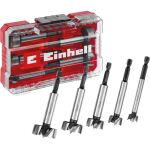 Einhell-KWB Forstnerbohrer-Satz, 5-teilig (rot/transparent, 1/4", in M-CASE)