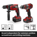 Einhell-KWB Forstnerbohrer-Satz, 5-teilig (rot/transparent, 1/4", in M-CASE)