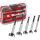 Einhell-KWB Forstnerbohrer-Satz, 5-teilig (rot/transparent, 1/4", in M-CASE)