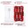 Einhell-KWB Forstnerbohrer-Satz, 5-teilig (rot/transparent, 1/4", in M-CASE)